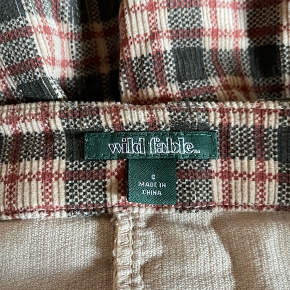 Wild Fable Plaid Skirt with front Pockets - Picture 3 of 4